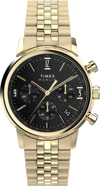 Zegarek męski Timex TW2W59900 złoty. Żółte zegarki męskie Timex, bez wzorów, złote. Za 1,662.68 zł.