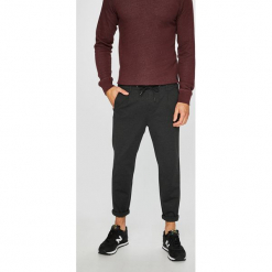 Jack & Jones - Spodnie. Szare spodnie materiałowe męskie Jack & Jones, bez wzorów, z dzianiny. W wyprzedaży za 99.90 zł.