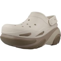 Tenisówki Crocs Model Bubble Crush Clog U Kolor Beżowy. Brązowe trampki i tenisówki damskie Crocs, bez wzorów, z gumy, bez zapięcia. W wyprzedaży za 376.35 zł.