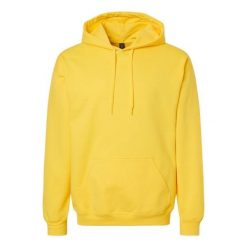 Bluza Z Kapturem Dla Dorosłych Unisex Softstyle Midweight. Niebieskie bluzy męskie GILDAN, m, bez wzorów, bez ramiączek, z kapturem. Za 146.99 zł.