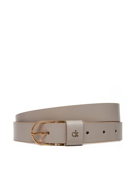 Calvin Klein Pasek Damski Ck Metal Loop Round Buckle 25Mm LV04F7039G Brązowy. Brązowe paski damskie Calvin Klein, bez wzorów, ze skóry. Za 149.99 zł.