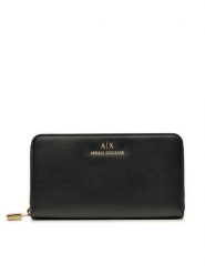 Armani Exchange Portfel XW000359 AF12040 UC001 Czarny. Czarne portfele damskie Armani Exchange, z materiału. Za 329.99 zł.