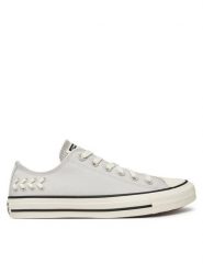 Converse Trampki Chuck Taylor All Star Crafted Laces A12579C Szary. Szare trampki i tenisówki damskie Converse, bez wzorów, z materiału, bez zapięcia. Za 209.99 zł.