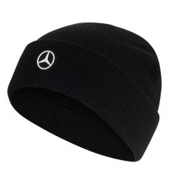 CZAPKA TYPU BEANIE MERCEDES - AMG PETRONAS FORMULA ONE TEAM MECHANICS. Białe czapki damskie Adidas, bez wzorów, z dzianiny, sportowe. Za 149.00 zł.
