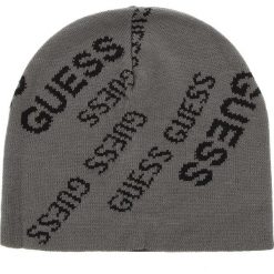 Czapka GUESS - AM7910 WOL01 GRY. Szare czapki męskie Guess, bez wzorów, z materiału. W wyprzedaży za 129.00 zł.