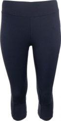 Legginsy 3/4 Tempura damskie Athl. dpt Navy Blue. Czarne legginsy damskie VOXOM, bez wzorów, z elastanu. Za 145.99 zł.