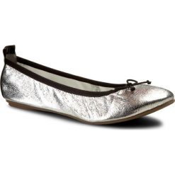 Baleriny TAMARIS - 1-22113-28 Silver Struct. 927. Szare balerinki damskie Tamaris, bez wzorów, ze skóry ekologicznej, bez obcasa, bez zapięcia. W wyprzedaży za 89.00 zł.