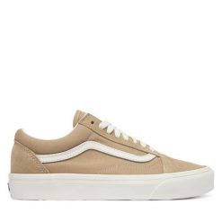Tenisówki Vans. Brązowe trampki i tenisówki damskie Vans, bez wzorów, bez zapięcia. Za 369.99 zł.