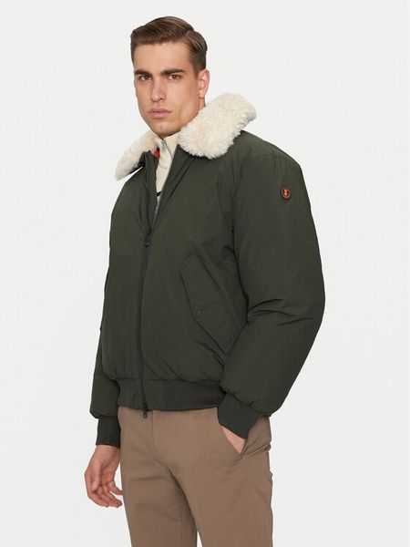 Save The Duck Kurtka bomber D31959M COFY19 Zielony Regular Fit. Zielone kurtki męskie Save the duck, m, bez wzorów, z syntetyku, bez kaptura. Za 819.00 zł.