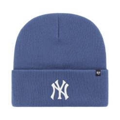 Czapka unisex New York Yankees denim B-HYMKR17ACE-TB. Niebieskie czapki damskie 47 Brand, bez wzorów, z denimu. Za 83.99 zł.