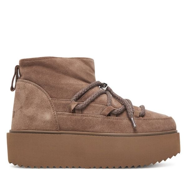 Śniegowce Inuikii. Brązowe śniegowce damskie Inuikii, bez zapięcia. Za 659.99 zł.