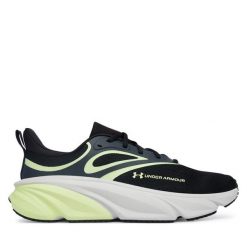 Buty do biegania Under Armour. Czarne buty sportowe męskie Under Armour, bez wzorów, bez zapięcia, do biegania. Za 399.99 zł.