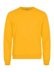 Clique Bluza unisex Basic Roundneck — stabilny materiał, lemon. Żółte bluzy damskie CLIQUE, l, bez wzorów, z bawełny, klasyczne, bez ramiączek, bez kaptura. Za 149.62 zł.