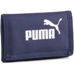 Portfel Puma Phase Wallet, Dla obu płci. Niebieskie portfele męskie Puma, bez wzorów, z poliesteru. Za 61.88 zł.