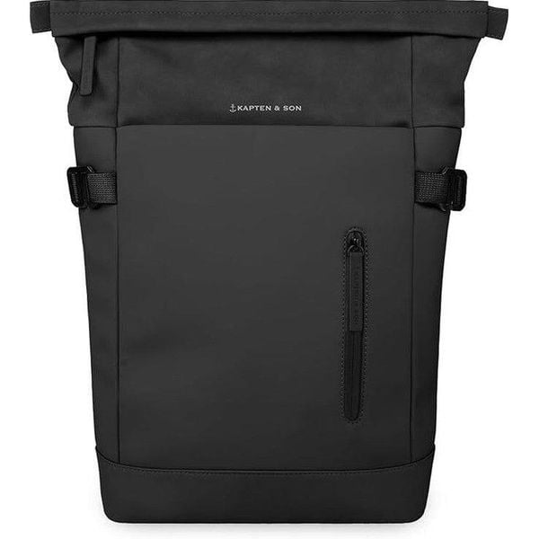 Plecak Kapten & Son Aarhus Pro Black. Czarne plecaki męskie KAPTEN & SON, bez wzorów, z tkaniny, biznesowe. Za 592.16 zł.