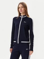 Guess Bluza V5GQ01Z3D60 Granatowy Regular Fit. Niebieskie bluzy damskie Guess, m, z aplikacjami, z wiskozy, bez ramiączek, bez kaptura. Za 259.99 zł.
