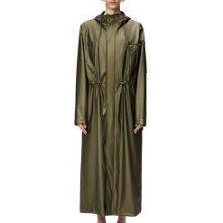 Kurtka RAINS BOLD LONGEST JACKET W3 Zielony. Zielone kurtki męskie Rains, xs, bez wzorów, z syntetyku, bez kaptura. Za 391.99 zł.