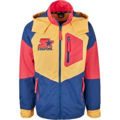Kurtka Urban Classics starter multicolored logo. Czerwone kurtki sportowe męskie Urban Classics, uniwersalny, bez wzorów, z meshu, bez kaptura. Za 424.95 zł.