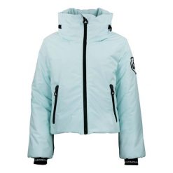 Kurtka damska Peak Mountain Ally. Niebieskie kurtki sportowe damskie Peak Mountain, na zimę, bez wzorów, bez ramiączek, bez kaptura, narciarskie. W wyprzedaży za 496.00 zł.