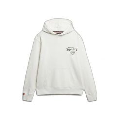 Bluza z kapturem Superdry Tokyo Narrative. Białe bluzy męskie Superdry, m, bez wzorów, bez ramiączek, z kapturem. Za 339.65 zł.
