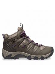 Keen Trekkingi Koven Mid Wp Bungee 1024027 Brązowy. Brązowe obuwie trekkingowe damskie Keen, z nubiku, bez zapięcia. Za 389.99 zł.