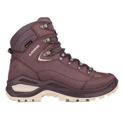 Buty turystyczne damskie wysokie Lowa Renegade Evo GTX Mid. Czerwone obuwie trekkingowe damskie Lowa, z materiału, za kostkę, bez zapięcia. Za 944.99 zł.