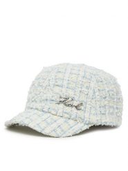 KARL LAGERFELD Czapka z daszkiem A2W33013 Błękitny. Niebieskie czapki damskie KARL LAGERFELD, bez wzorów, z materiału. Za 329.99 zł.