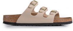 Klapki Birkenstock Catalina Birko-Flor. Klapki damskie Birkenstock, bez wzorów, sportowe, bez obcasa, bez zapięcia. Za 649.02 zł.