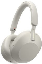 Sony WH-1000XM5 srebrny. Szare słuchawki bezprzewodowe SONY. Za 1,299.00 zł.
