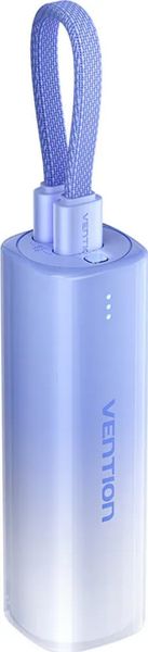 Vention 5000 mAh USB-C Lightning PD 20W niebieski gradient. Niebieskie powerbanki . Za 64.00 zł.