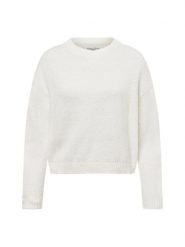Marc O'Polo Denim Sweter z dzianiny Kobiety Bawełna biały, L. Białe swetry nierozpinane damskie Marc O'Polo DENIM, l, bez wzorów, z bawełny, eleganckie, bez kołnierzyka, bez ramiączek. Za 449.95 zł.