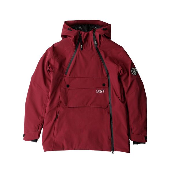 Kurtka snowboardowa damska Colourwear Cake Anorak 2.0. Czerwone kurtki sportowe damskie Colourwear, na zimę, m, bez wzorów, bez ramiączek, bez kaptura, narciarskie. Za 1,449.99 zł.
