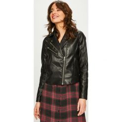 Pepe Jeans - Kurtka. Czarne kurtki damskie Pepe Jeans, l, bez wzorów, z bawełny, bez kaptura. W wyprzedaży za 299.90 zł.