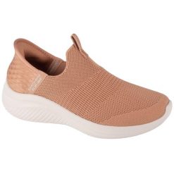 Buty sportowe Sneakersy damskie, Skechers Ultra Flex 3.0 - Cozy Streak. Brązowe obuwie sportowe damskie Skechers, bez wzorów, z materiału, bez zapięcia, trekkingowe. W wyprzedaży za 369.00 zł.