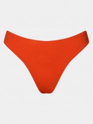 Tommy Hilfiger Dół od bikini UW0UW05083 Czerwony. Czerwone bikini Tommy Hilfiger, bez wzorów, z syntetyku. Za 129.99 zł.