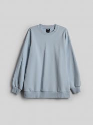 4F Bluza dresowa relaxed bez kaptura damska - niebieska S. Niebieskie bluzy damskie 4F, l, bez wzorów, z bawełny, klasyczne, bez ramiączek, bez kaptura. Za 149.99 zł.