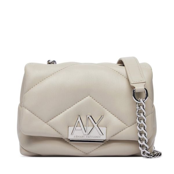 Torebka Armani Exchange. Brązowe listonoszki damskie Armani Exchange, bez wzorów, bez dodatków. Za 589.99 zł.