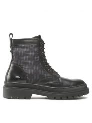 KARL LAGERFELD Trapery KL11256 Czarny. Czarne buty zimowe męskie KARL LAGERFELD, bez wzorów, ze skóry, bez obcasa, bez zapięcia. Za 2,209.00 zł.