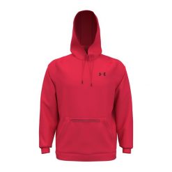 Bluza męska Under Armour Fleece Pro Kangra HD. Czerwone bluzy męskie Under Armour, l, bez wzorów, sportowe, bez ramiączek, bez kaptura. Za 229.99 zł.
