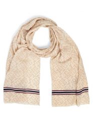 Tommy Hilfiger Szalik Kobiety Bawełna beżowy|brązowy, ONE SIZE. Brązowe szaliki damskie Tommy Hilfiger, bez wzorów, z bawełny. Za 289.95 zł.