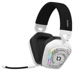 AQIRYS ANC Wirelles&BT+Wired ALNAIR white. Białe słuchawki bezprzewodowe Aqirys. Za 499.00 zł.