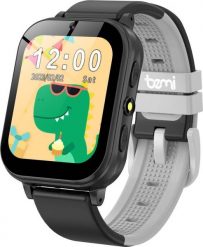 Smartwatch Bemi Kizzo Czarno-szary. Czarne zegarki smartwatch BEMI, bez wzorów. Za 229.00 zł.