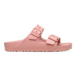 Birkenstock Arizona EVA Pink Clay Klapki damskie. Czerwone klapki damskie Birkenstock, na lato, bez wzorów, klasyczne, bez obcasa, bez zapięcia. Za 219.99 zł.