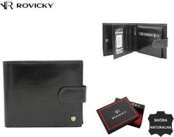 Rovicky Portfel męski skórzany 22323L-VT-RVT NoSize. Portfele męskie ROVICKY, bez wzorów. Za 178.95 zł.