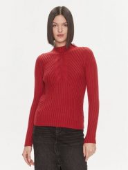 Liu Jo Sweter MF3223 MA95M Czerwony Regular Fit. Czerwone swetry nierozpinane damskie Liu Jo, m, bez wzorów, z syntetyku, bez kołnierzyka, bez ramiączek. Za 639.99 zł.