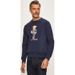 Polo Ralph Lauren - Bluza. Niebieskie bluzy męskie Polo Ralph Lauren, l, bez wzorów, z bawełny, bez ramiączek, bez kaptura. Za 729.90 zł.