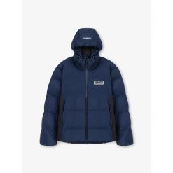 MANTO kurtka DEFEND granatowa. Niebieskie kurtki męskie Manto, bez wzorów, z poliesteru, sportowe, bez kaptura. W wyprzedaży za 319.00 zł.