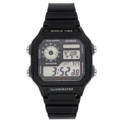 Zegarek Casio. Czarne zegarki męskie Casio, bez wzorów. Za 179.99 zł.