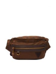 Guess Nerka HMBENP P6156 Brązowy. Brązowe saszetki i nerki męskie Guess, z aplikacjami, z materiału. Za 369.99 zł.