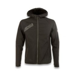 Kurtka Ande Segantini Dorośli. Czarne kurtki sportowe męskie ANDE, l, bez wzorów, z elastanu, bez kaptura, trekkingowe. Za 337.99 zł.